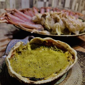 蟹みそ,蟹,ズワイガニ,蟹刺身,