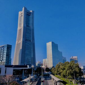 横浜,山下公園,みなとみらい,海,高層ビル,