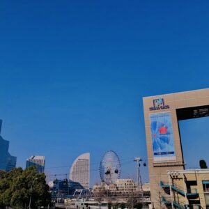横浜,山下公園,みなとみらい,海,高層ビル,