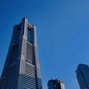 横浜,山下公園,みなとみらい,海,高層ビル,