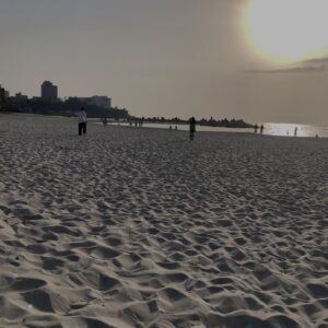 南紀白浜,浜辺,ビーチ,海,夕方,夕日,空,