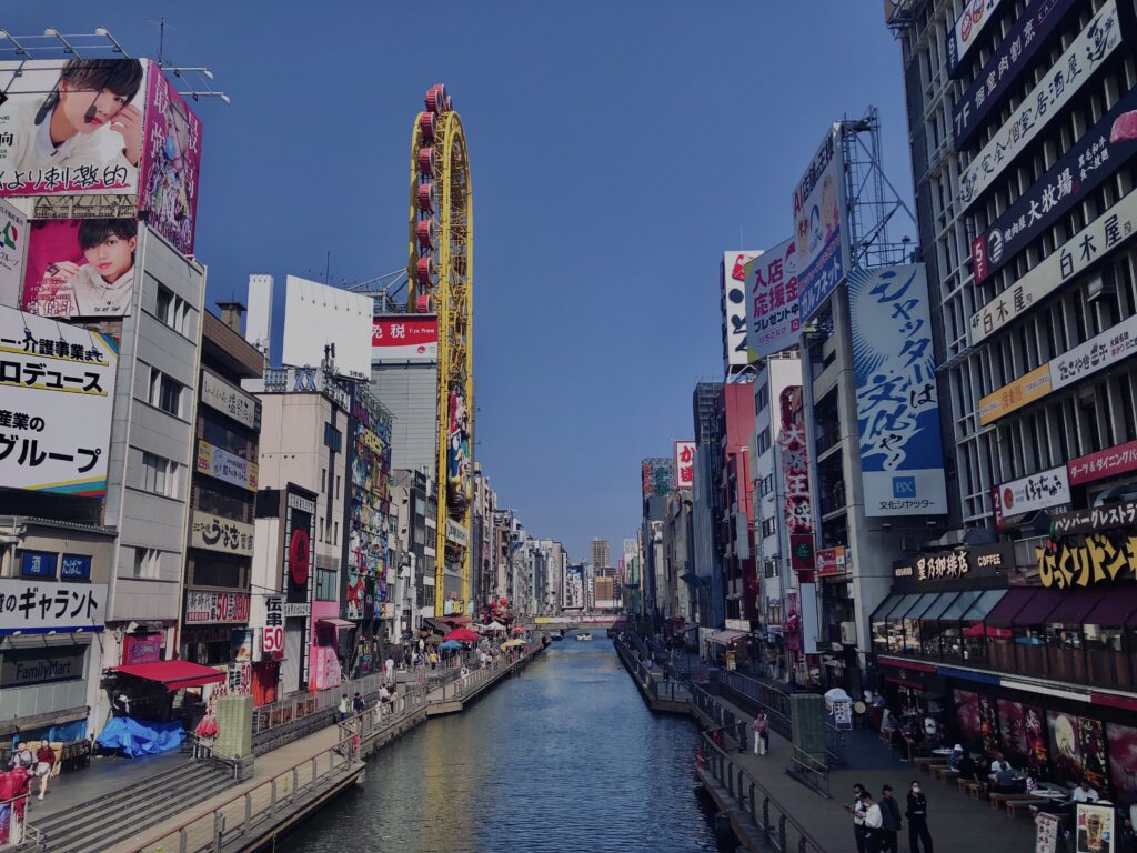 大阪,道頓堀,心斎橋,関西,関西街並み,