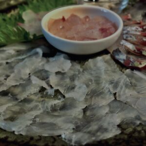 刺身,カワハギ,シマアジ,ハマチ,魚料理,おかず,