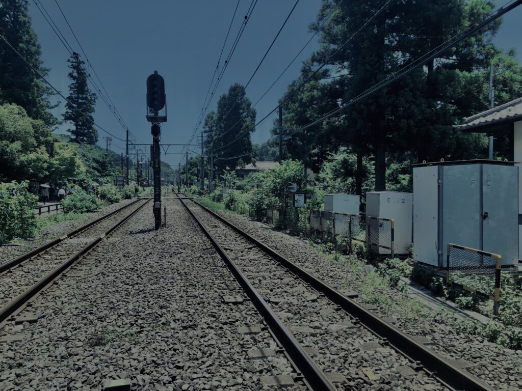 鎌倉,北鎌倉,線路,空,電車,風景,
