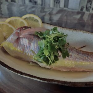魚料理,和食,マース煮,煮魚,レモン,三つ葉,レモン料理,レモン煮込み,