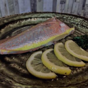 イトヨリダイ,ソコイトヨリ,魚料理,和食,蒸し物,レモン,大葉,