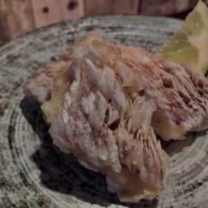 松笠揚げ,魚料理,揚げ物,和食,うろこ揚げ,根魚,