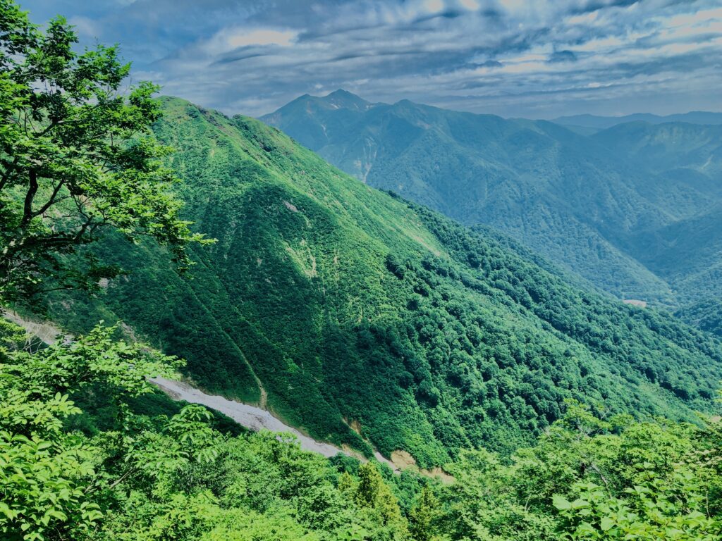 谷川岳,緑,新緑,登山,トレッキング,群馬,山,