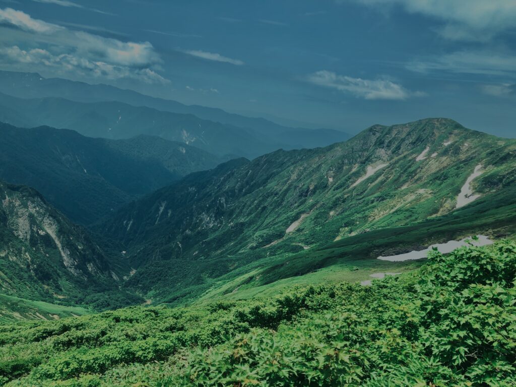谷川岳,緑,新緑,登山,トレッキング,群馬,山,