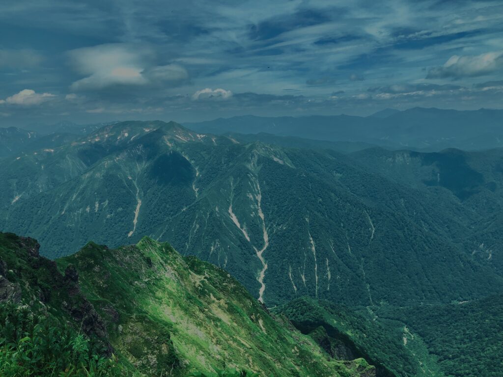 谷川岳,緑,新緑,登山,トレッキング,群馬,山,