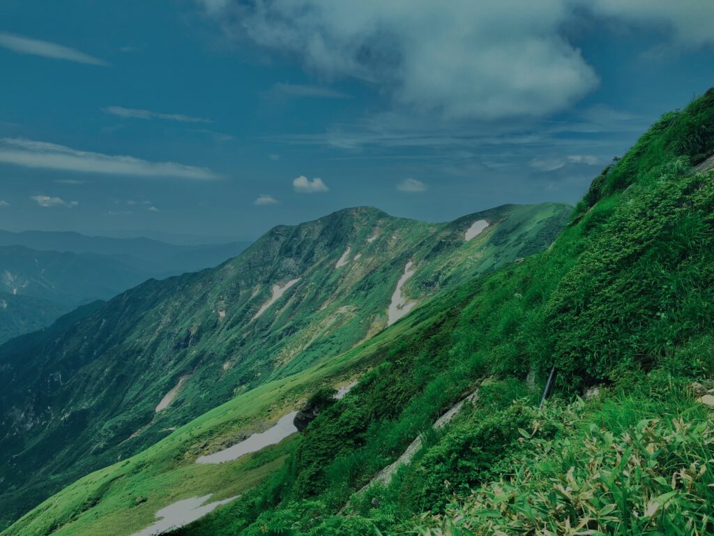 谷川岳,緑,新緑,登山,トレッキング,群馬,山,