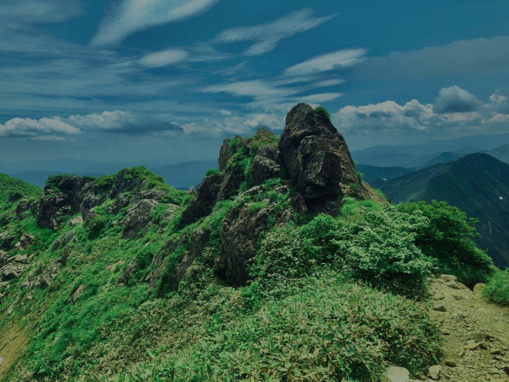 谷川岳,緑,新緑,登山,トレッキング,群馬,山,