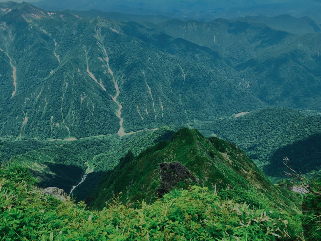 谷川岳,緑,新緑,登山,トレッキング,群馬,山,