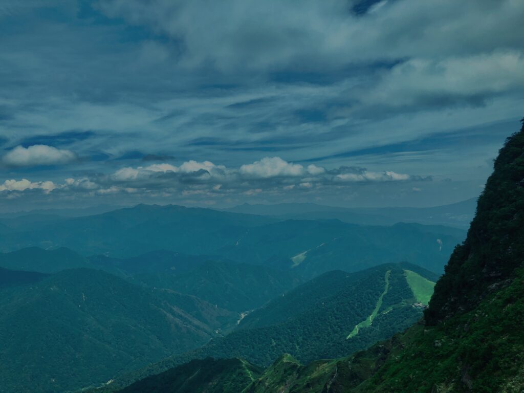 谷川岳,緑,新緑,登山,トレッキング,群馬,山,
