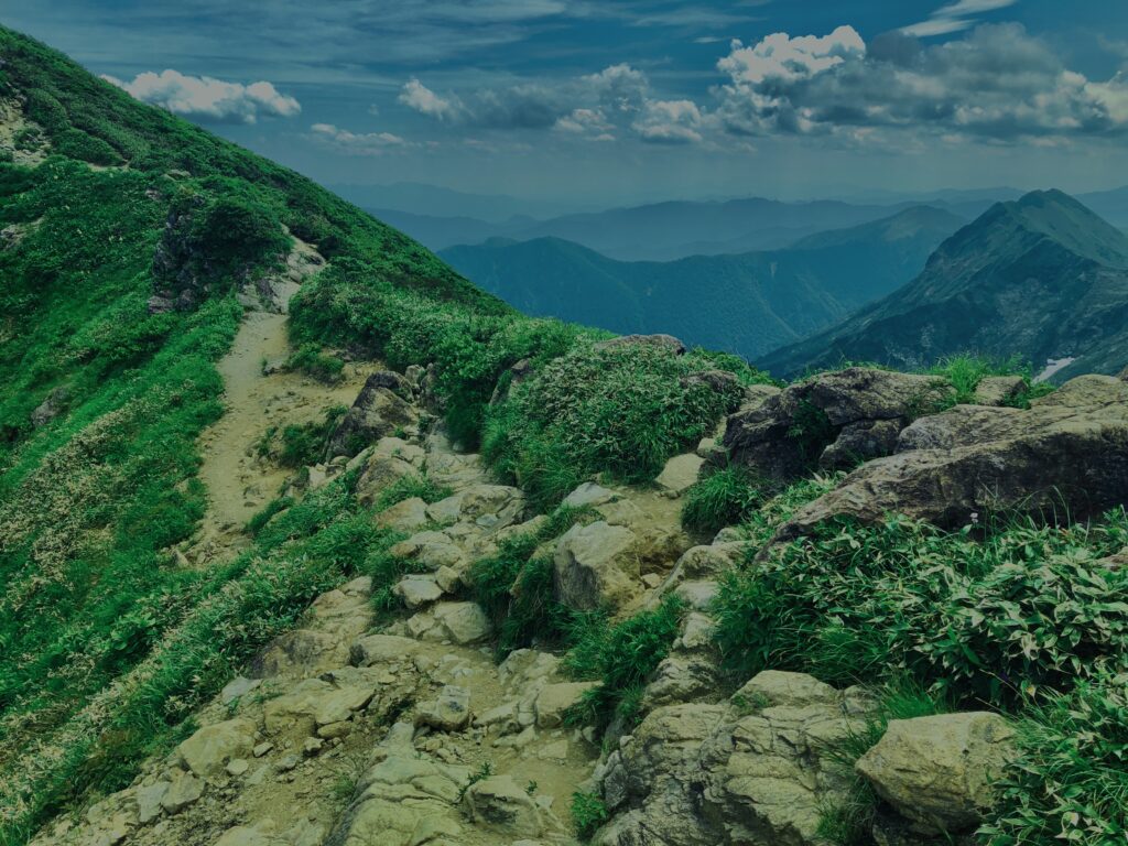 谷川岳,緑,新緑,登山,トレッキング,群馬,山,