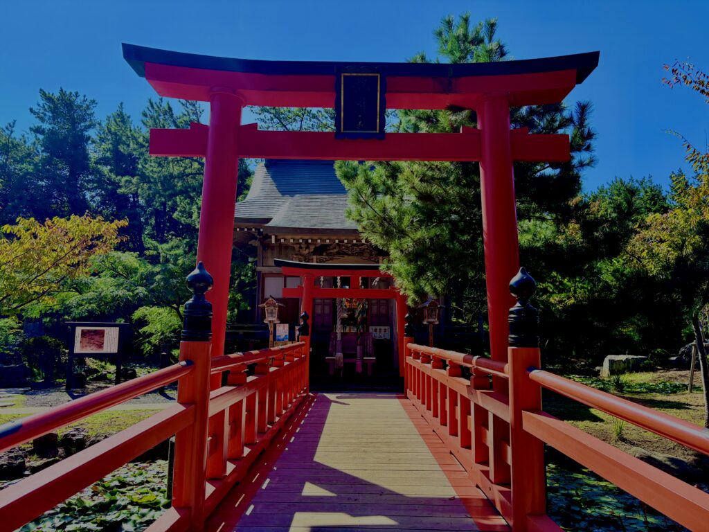 【資料用非配布】高山稲荷神社,青森,鳥居,自然,つがる半島,千本鳥居,