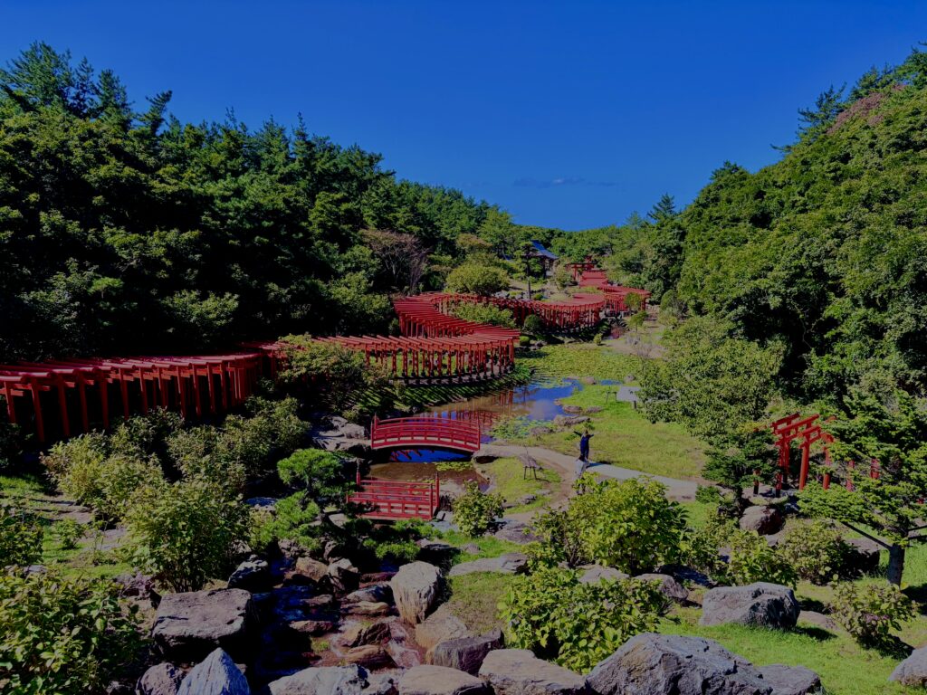 【資料用非配布】高山稲荷神社,青森,鳥居,自然,つがる半島,千本鳥居,