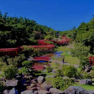 【資料用非配布】高山稲荷神社,青森,鳥居,自然,つがる半島,千本鳥居,