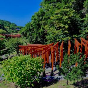 【資料用非配布】高山稲荷神社,青森,鳥居,自然,つがる半島,千本鳥居,
