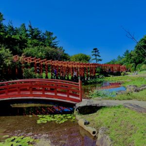 【資料用非配布】高山稲荷神社,青森,鳥居,自然,つがる半島,千本鳥居,