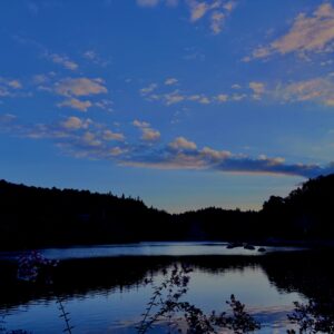 青森,八戸,風景,池,空,田舎,
