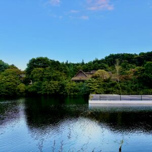 青森,八戸,風景,池,空,田舎,