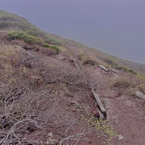 霧,濃霧,ガス,視界不良,ホワイトアウト, 八甲田山,日本百名山,青森県,山,登山,
