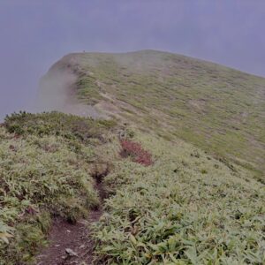 霧,濃霧,ガス,視界不良,ホワイトアウト, 八甲田山,日本百名山,青森県,山,登山,