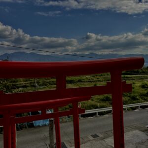 山梨,甲府,風景,空,街並み,