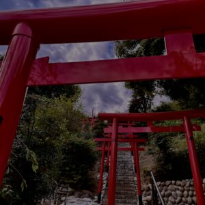 山梨,甲府,風景,空,街並み,